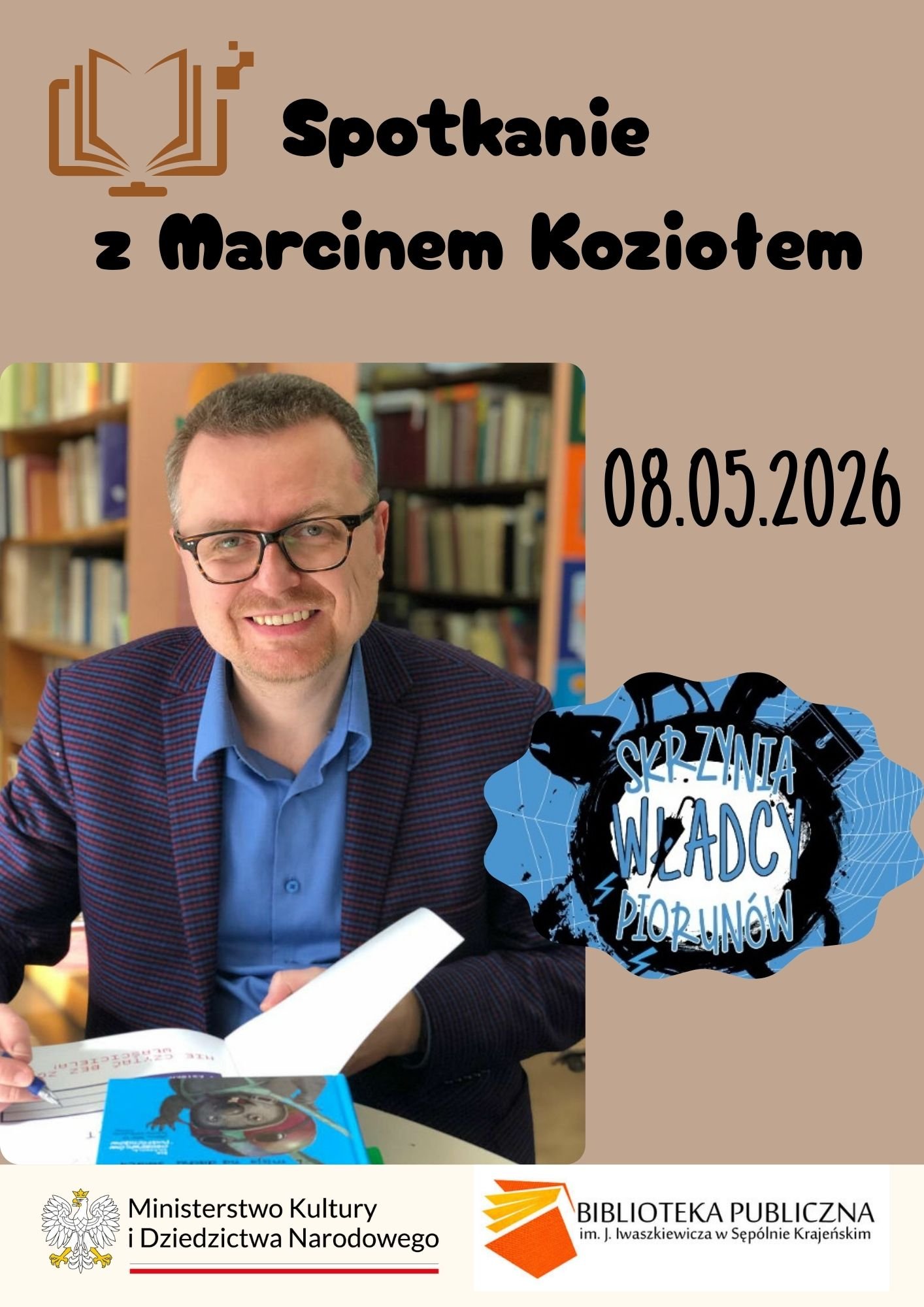 Spotkanie autorskie z Marcinem Koziołem